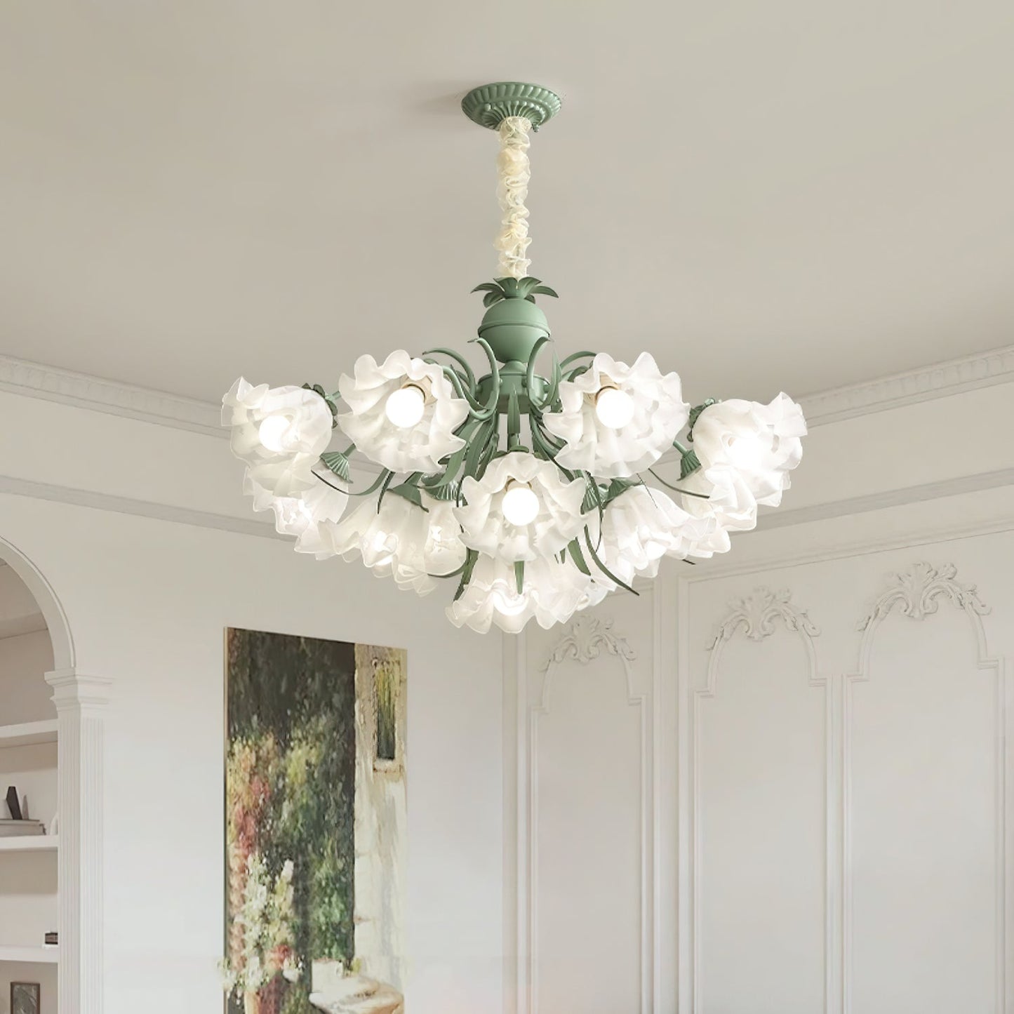 Lily of the Valley Flower Chandelier - YIOSI