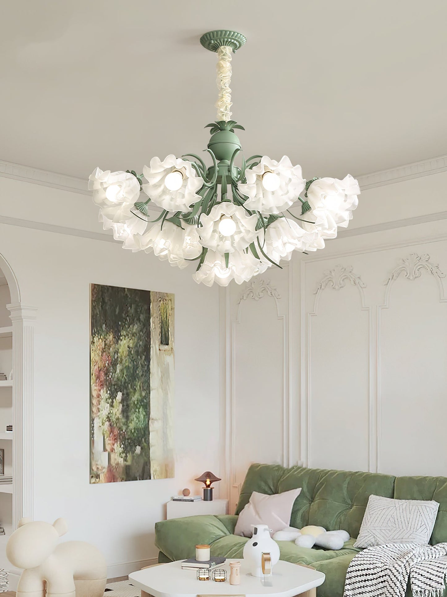 Lily of the Valley Flower Chandelier - YIOSI
