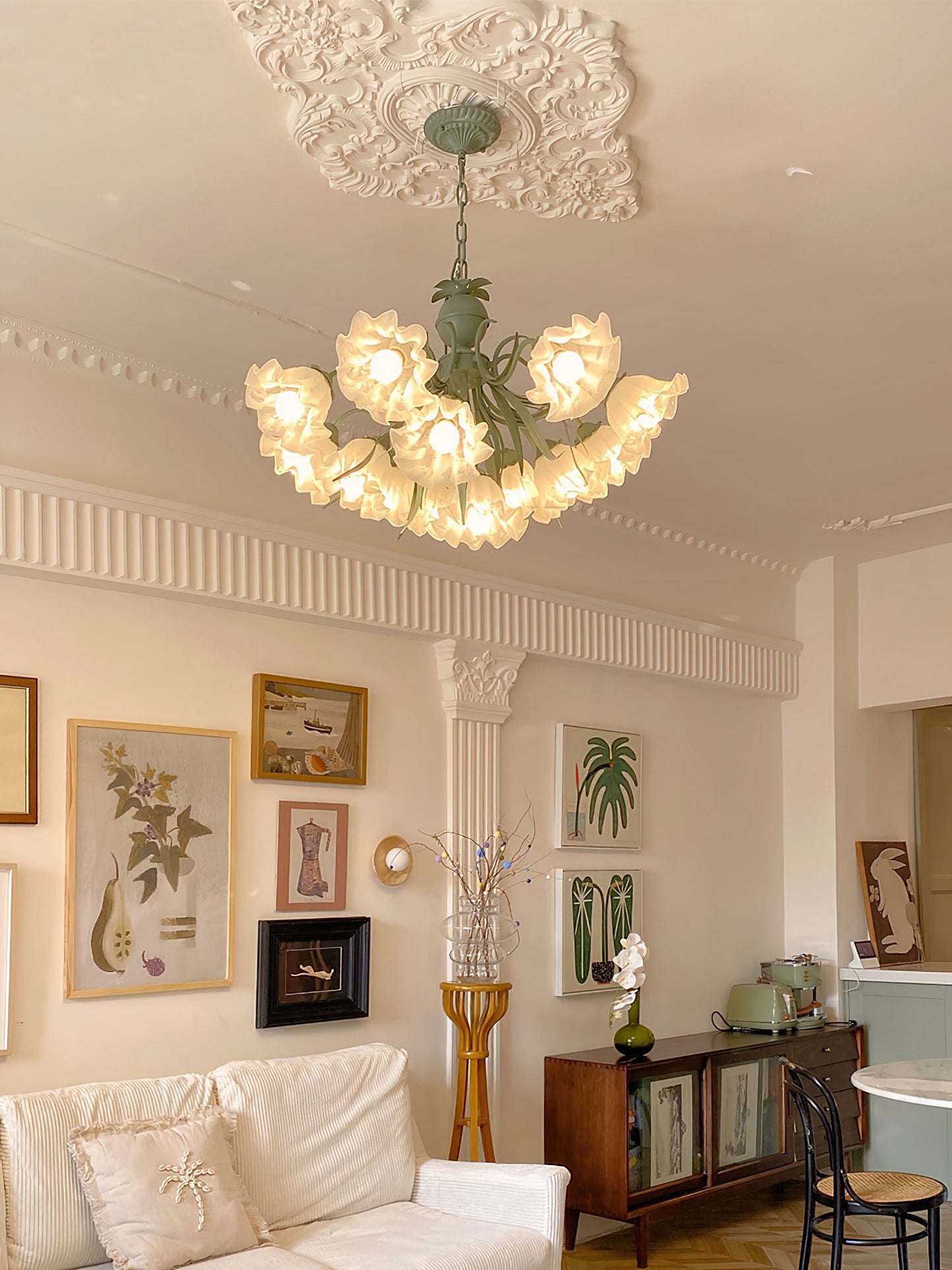 Lily of the Valley Flower Chandelier - YIOSI