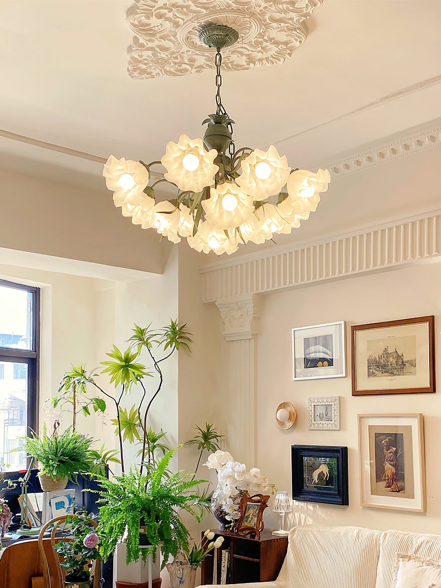 Lily of the Valley Flower Chandelier - YIOSI