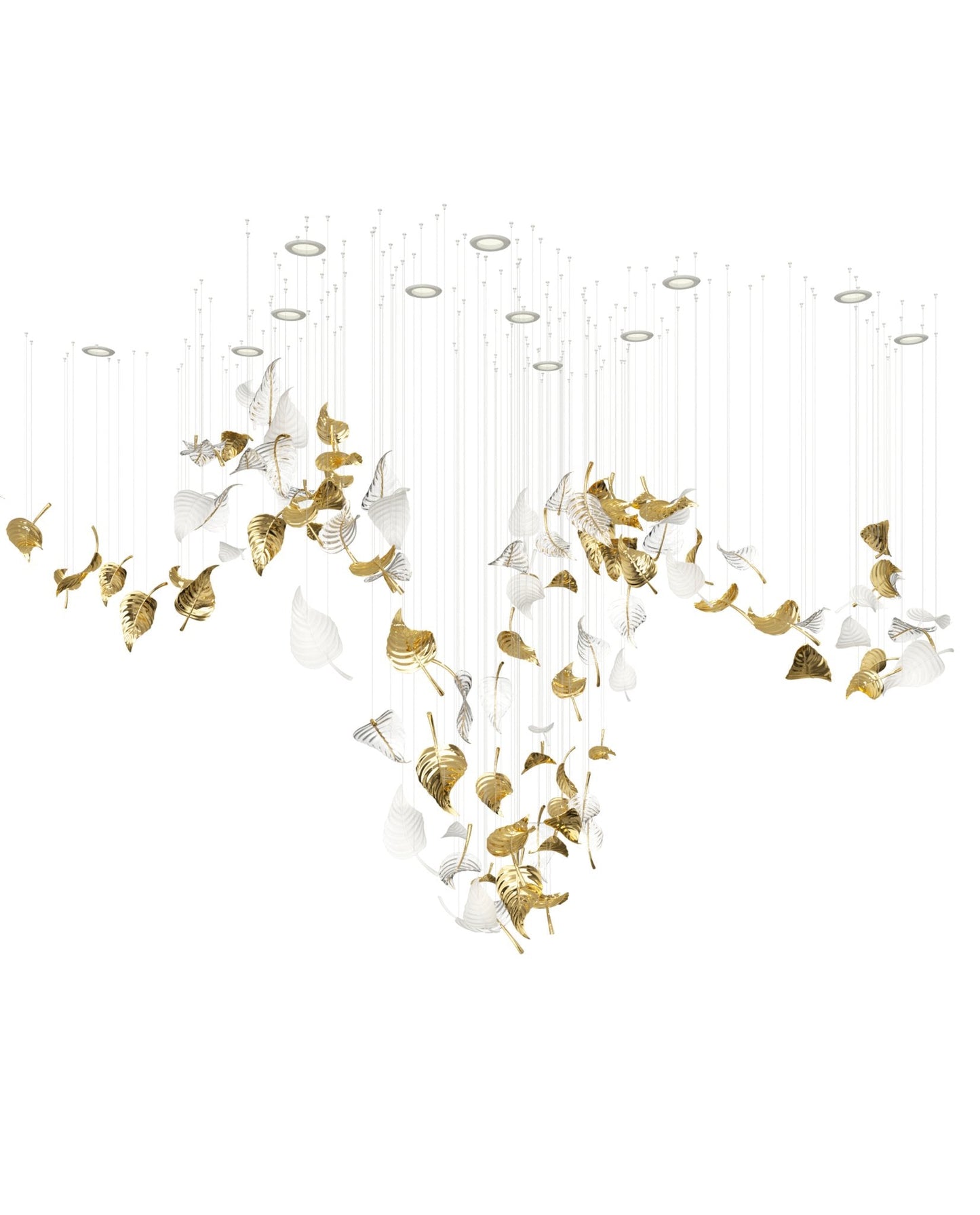 Linden Leaves Chandelier - YIOSI