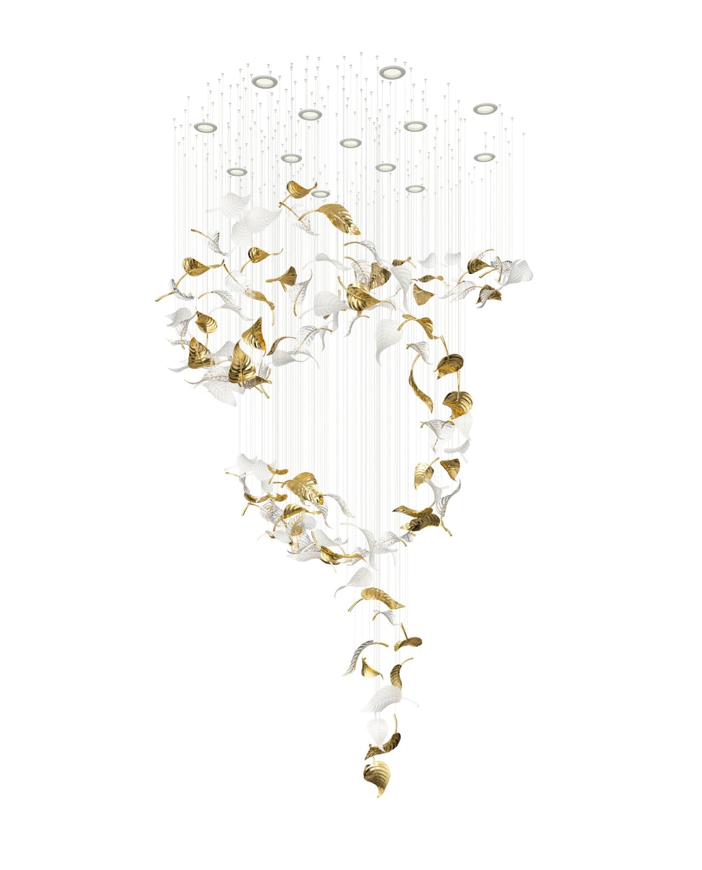 Linden Leaves Chandelier - YIOSI
