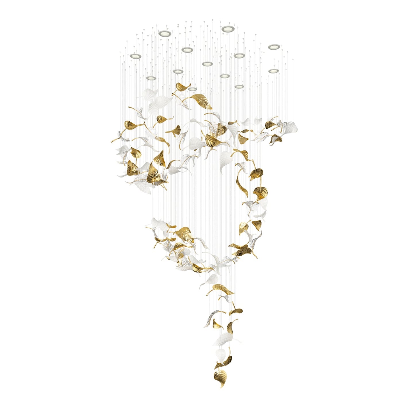 Linden Leaves Chandelier - YIOSI