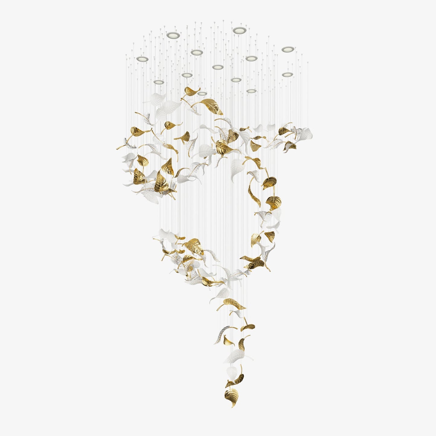 Linden Leaves Chandelier - YIOSI