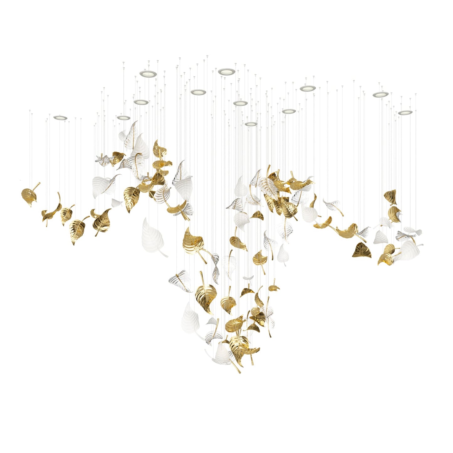 Linden Leaves Chandelier - YIOSI