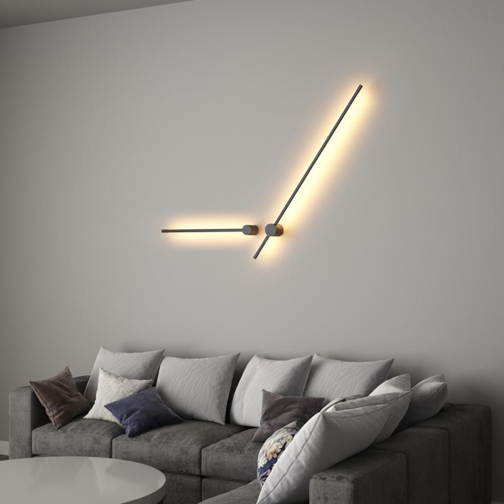 Slim Linear LED Wall Light – Adjustable Length, Dimmable, Modern Finish