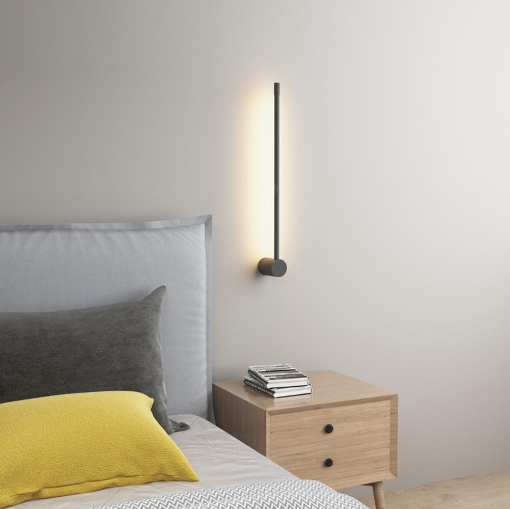 Slim Linear LED Wall Light – Adjustable Length, Dimmable, Modern Finish