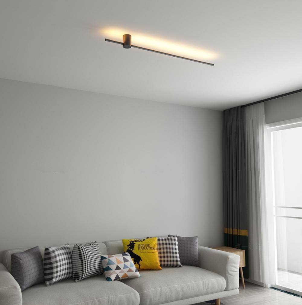 Slim Linear LED Wall Light – Adjustable Length, Dimmable, Modern Finish