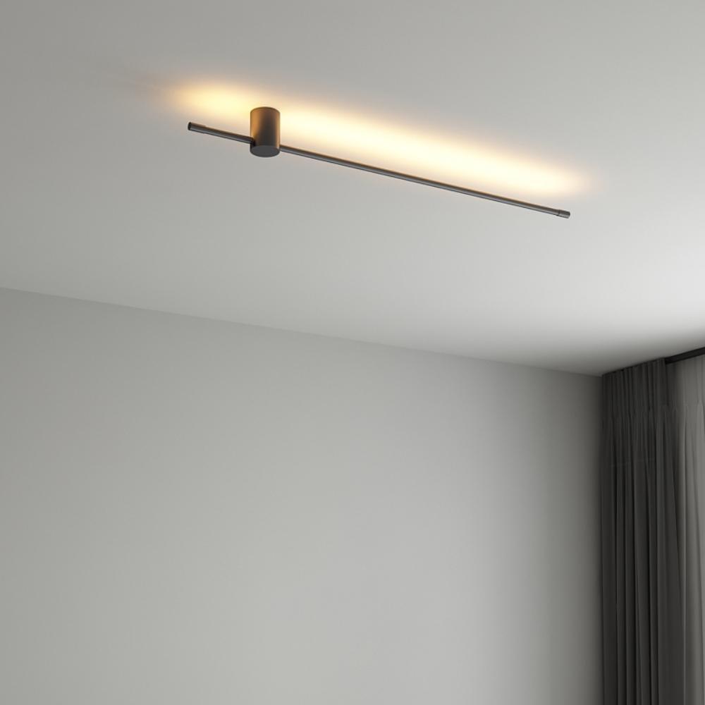 Slim Linear LED Wall Light – Adjustable Length, Dimmable, Modern Finish