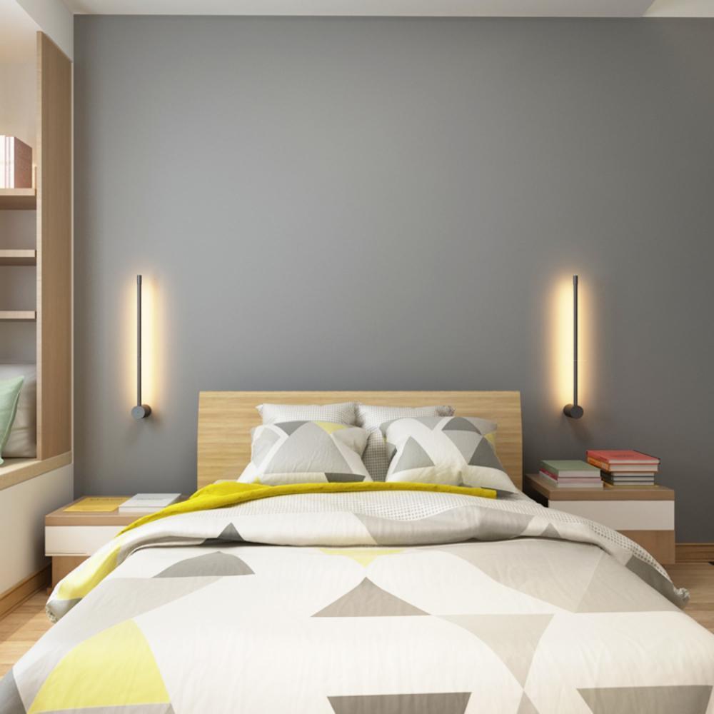 Slim Linear LED Wall Light – Adjustable Length, Dimmable, Modern Finish