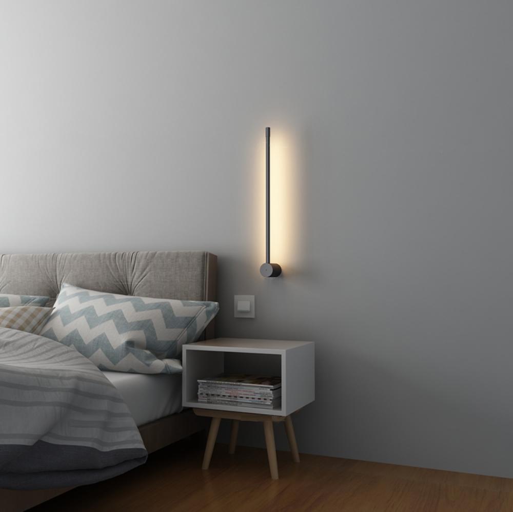 Slim Linear LED Wall Light – Adjustable Length, Dimmable, Modern Finish