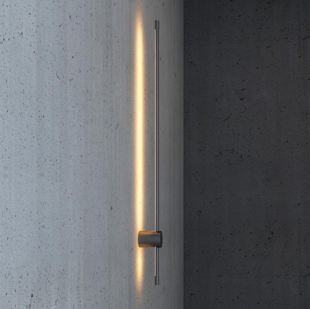 Slim Linear LED Wall Light – Adjustable Length, Dimmable, Modern Finish