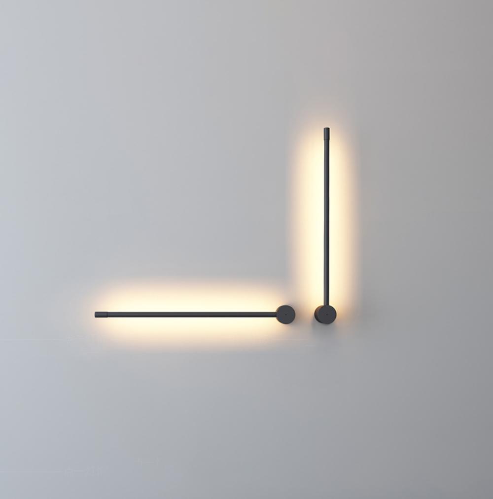 Slim Linear LED Wall Light – Adjustable Length, Dimmable, Modern Finish