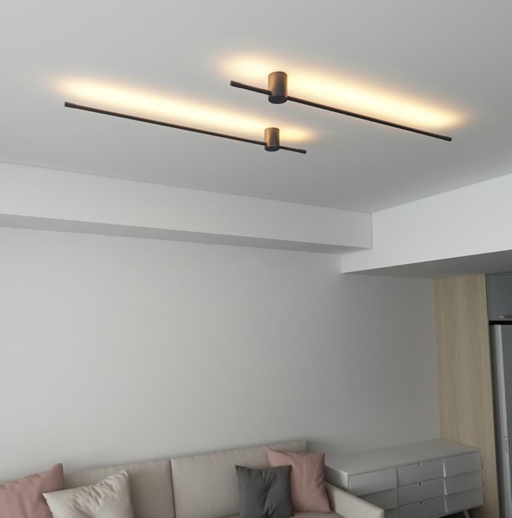 Slim Linear LED Wall Light – Adjustable Length, Dimmable, Modern Finish