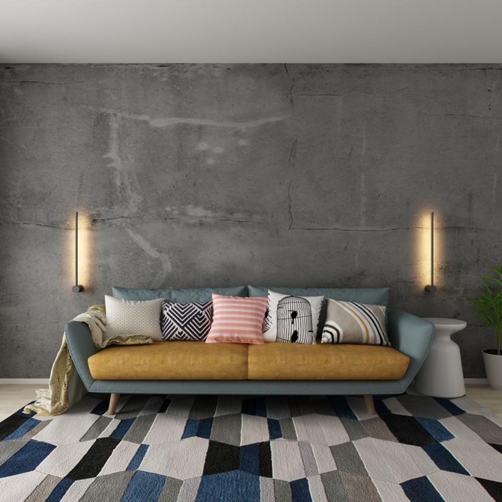 Slim Linear LED Wall Light – Adjustable Length, Dimmable, Modern Finish