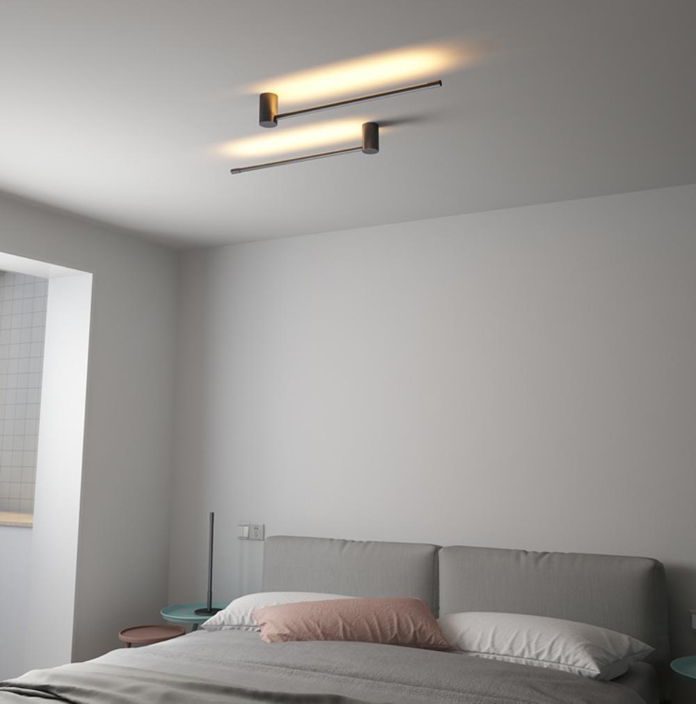 Slim Linear LED Wall Light – Adjustable Length, Dimmable, Modern Finish