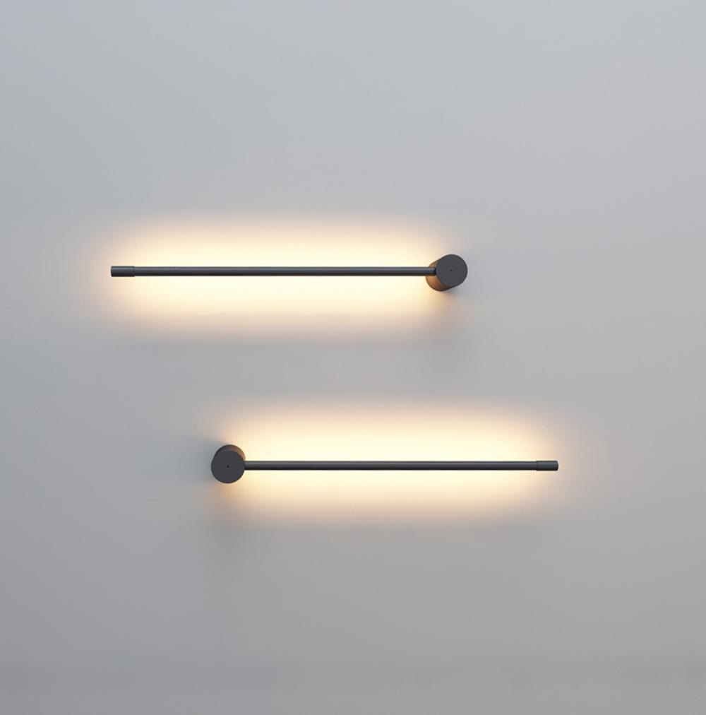 Slim Linear LED Wall Light – Adjustable Length, Dimmable, Modern Finish
