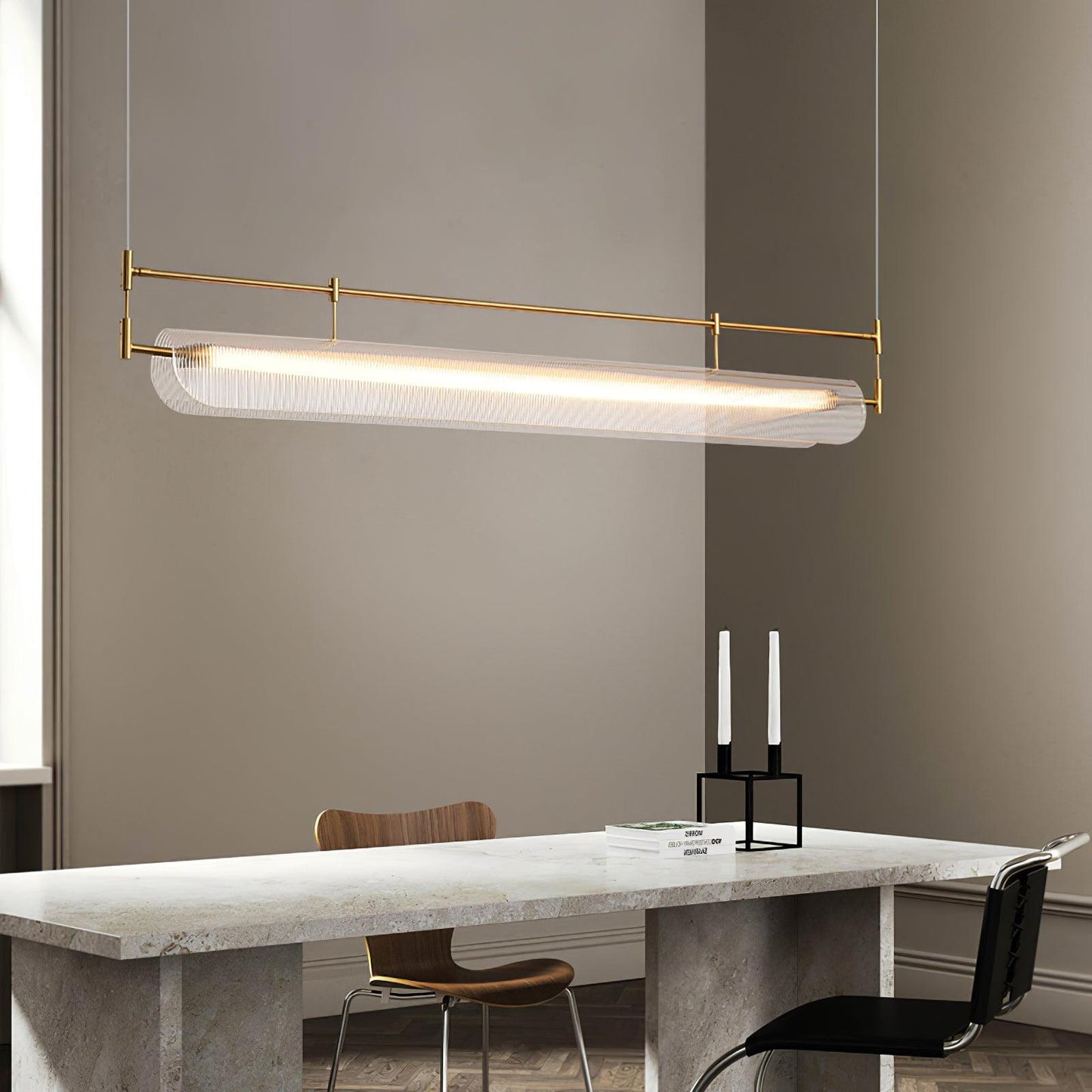 Linear Strip Chandelier - YIOSI