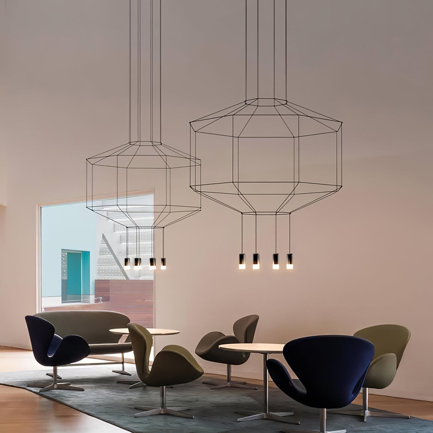 Geometric Lines Pendant Lamp - YIOSI