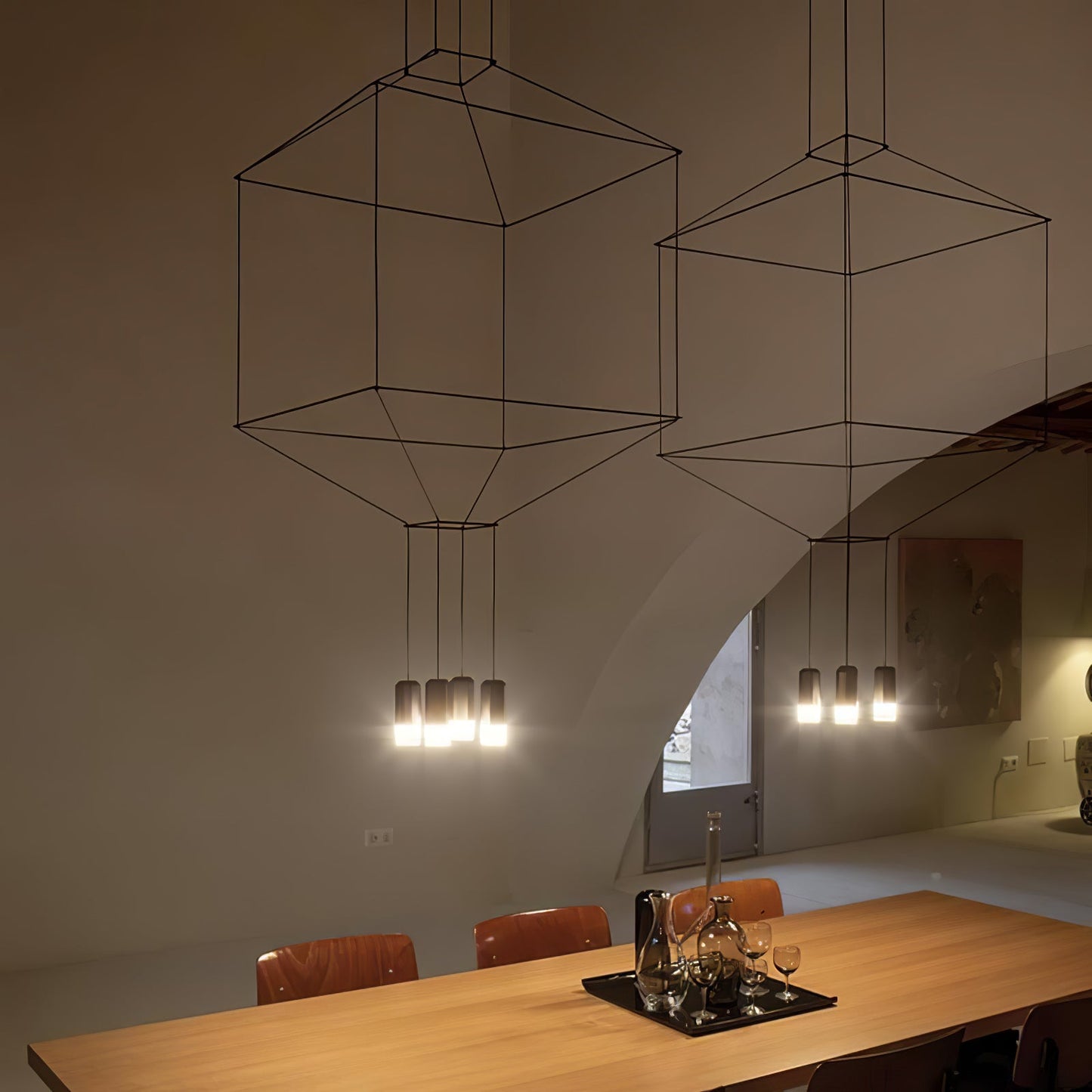 Geometric Lines Pendant Lamp - YIOSI