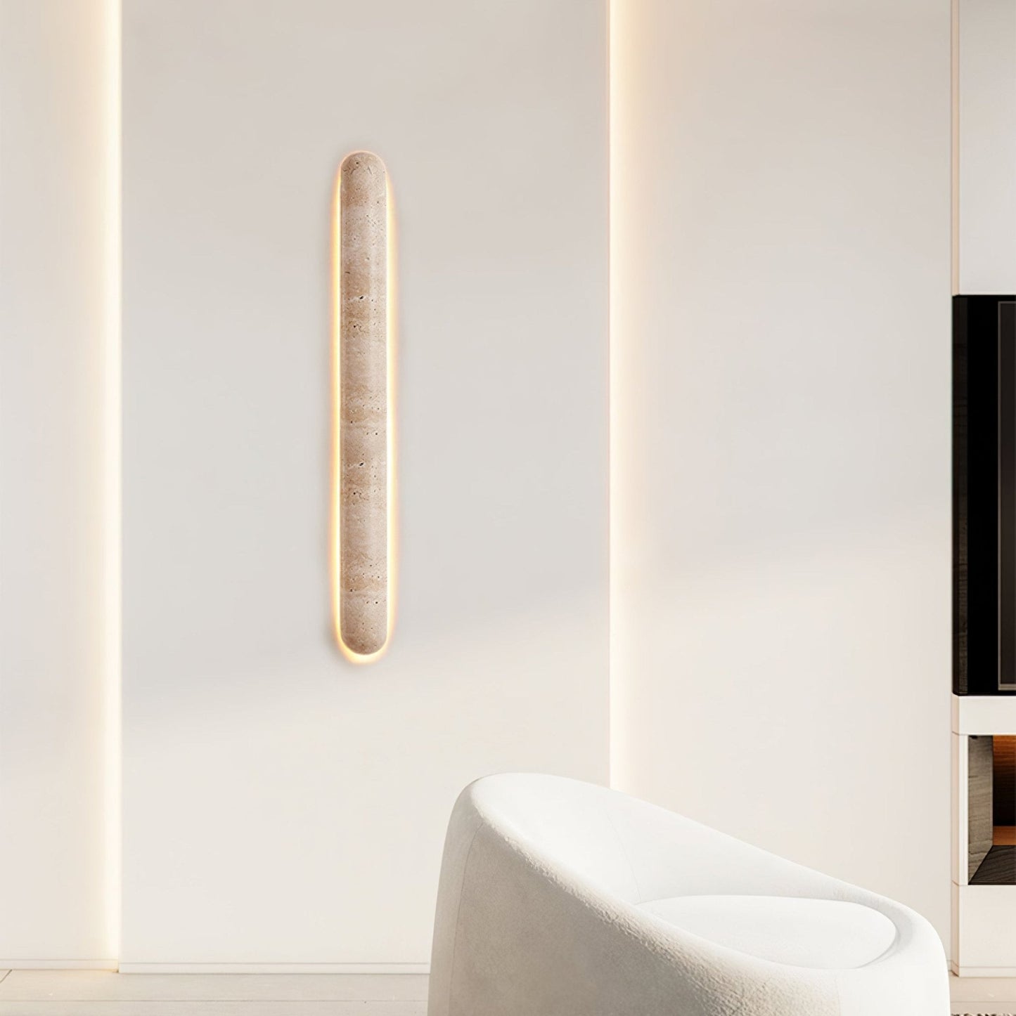 Liora Travertine Wall Sconce - YIOSI