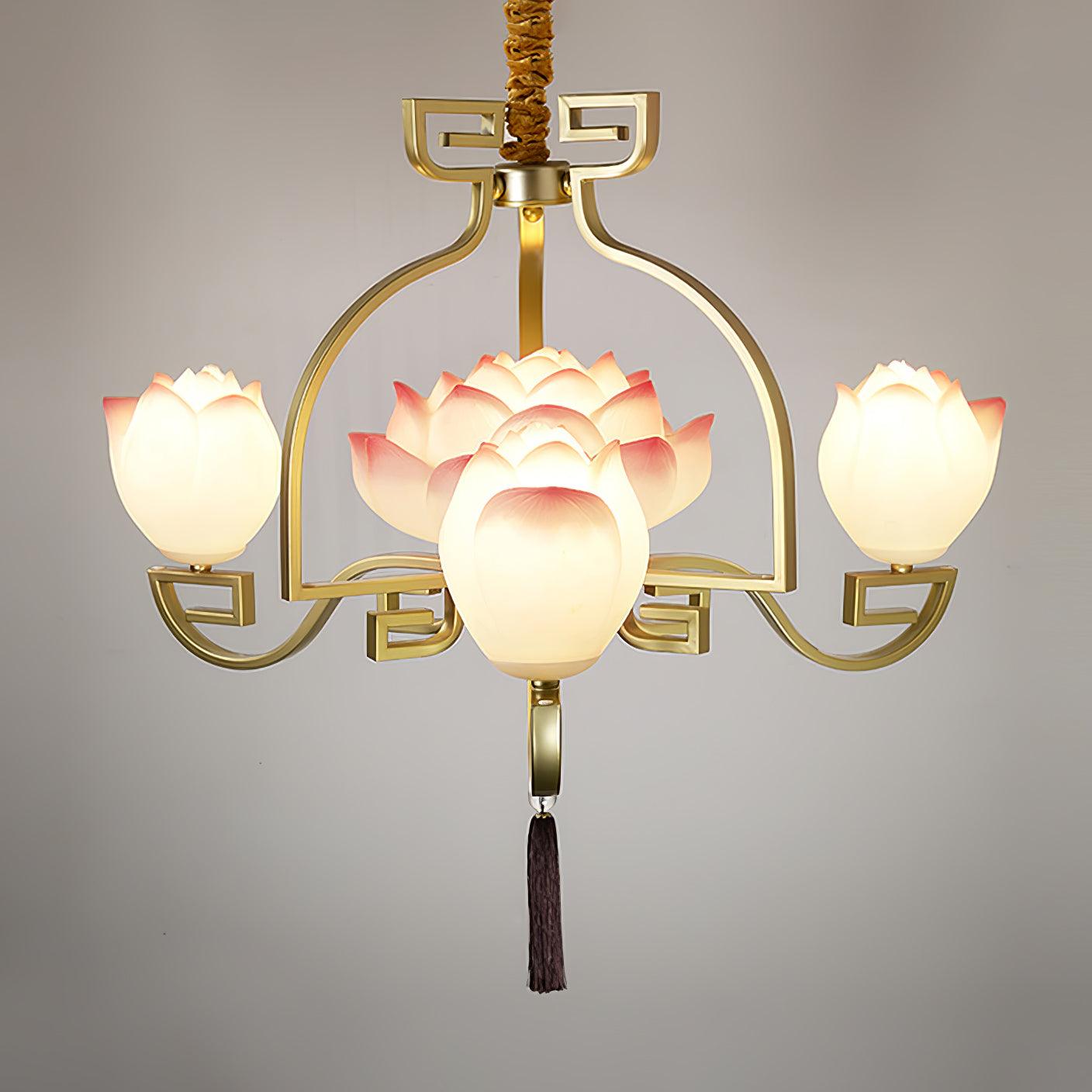 Lotus Bloom Chandelier - YIOSI