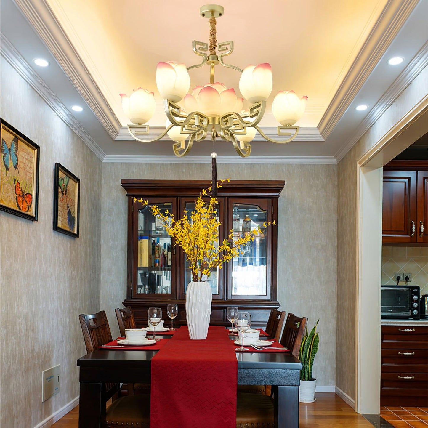 Lotus Bloom Chandelier - YIOSI