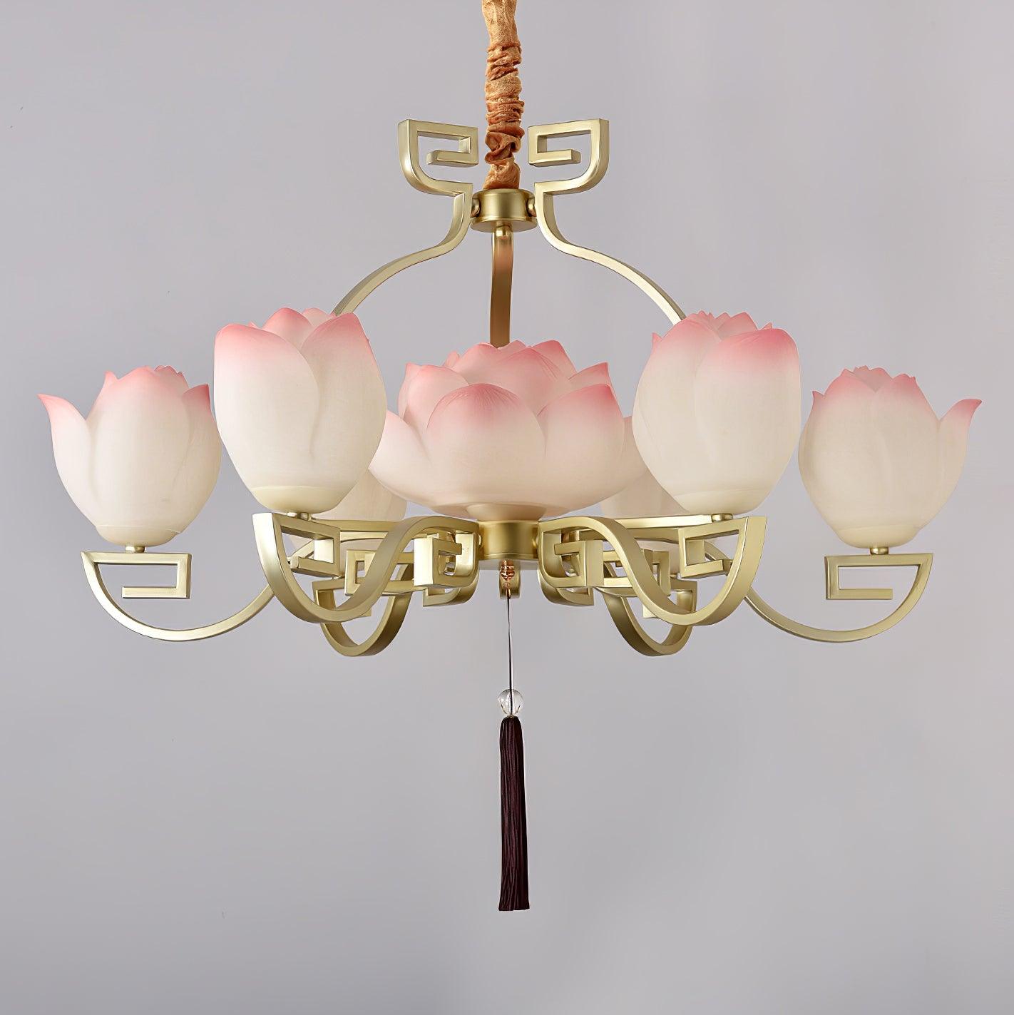 Lotus Bloom Chandelier - YIOSI