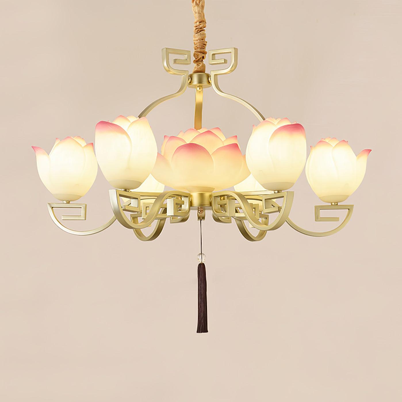 Lotus Bloom Chandelier - YIOSI