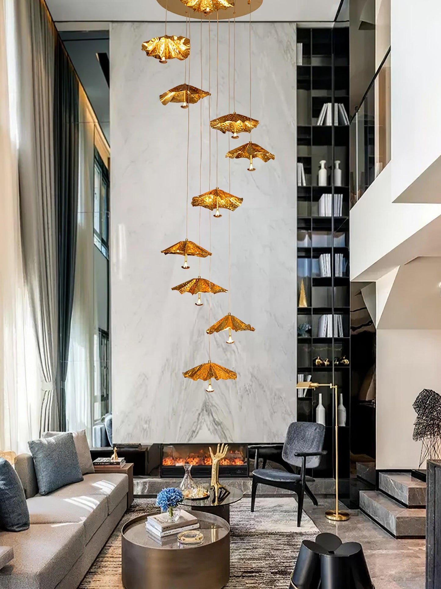 Livra Leaf Chandelier - YIOSI