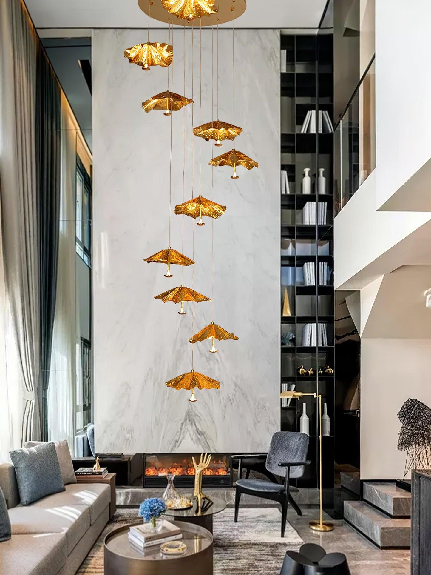 Livra Leaf Chandelier - YIOSI