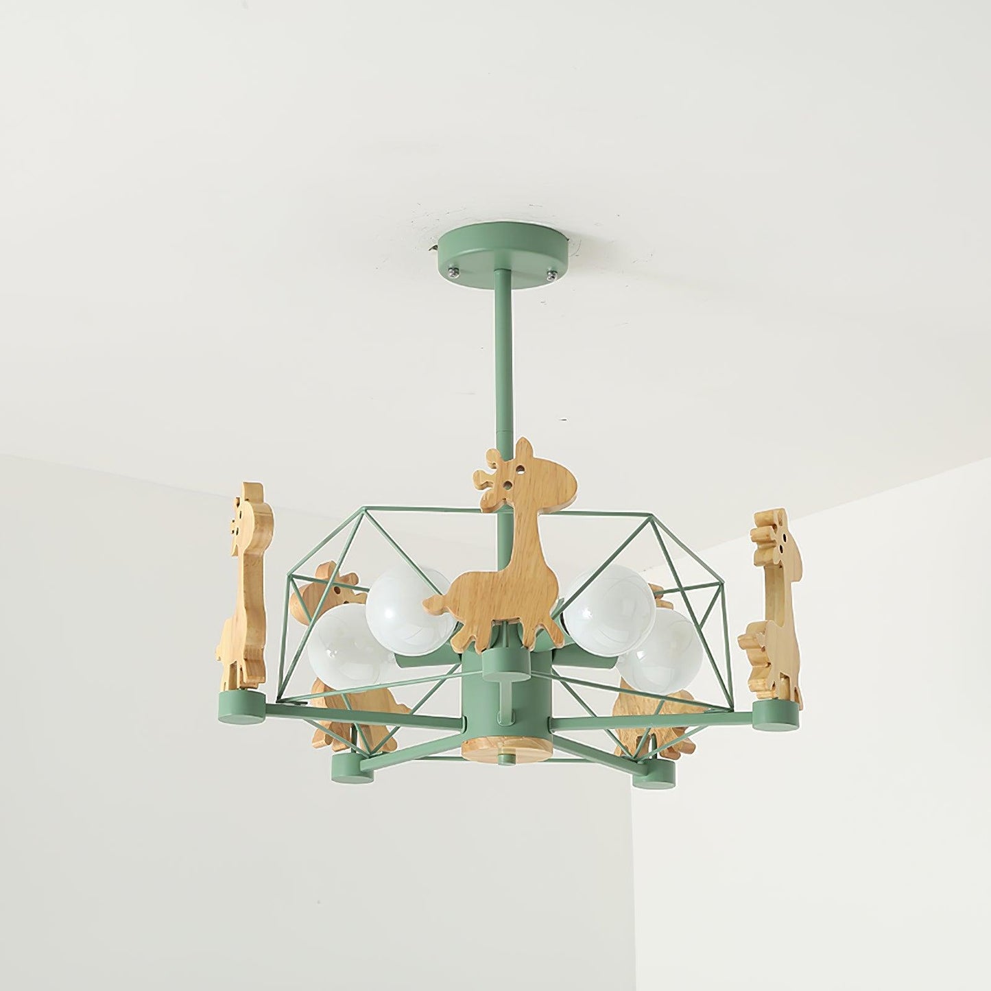 Lovely Deer Wooden Chandelier - YIOSI