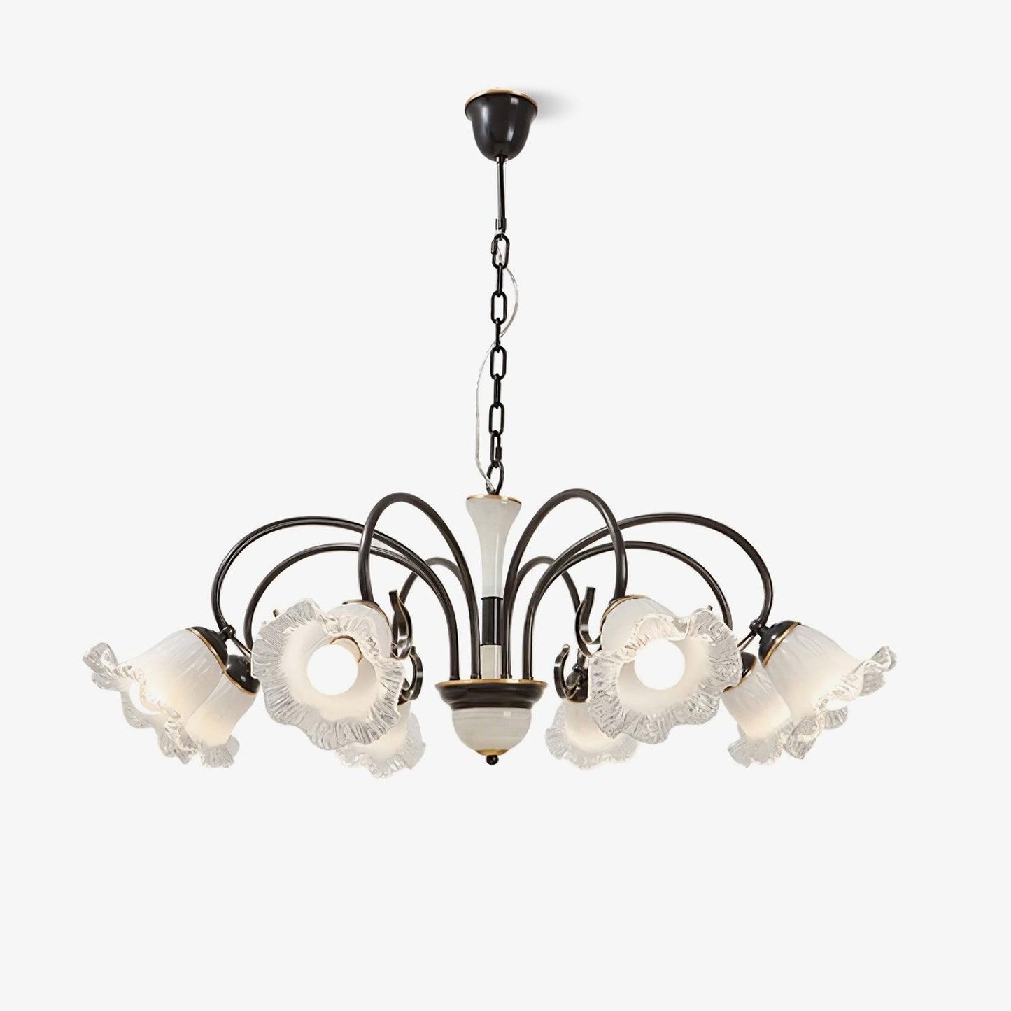 Luce Black Chandelier - YIOSI