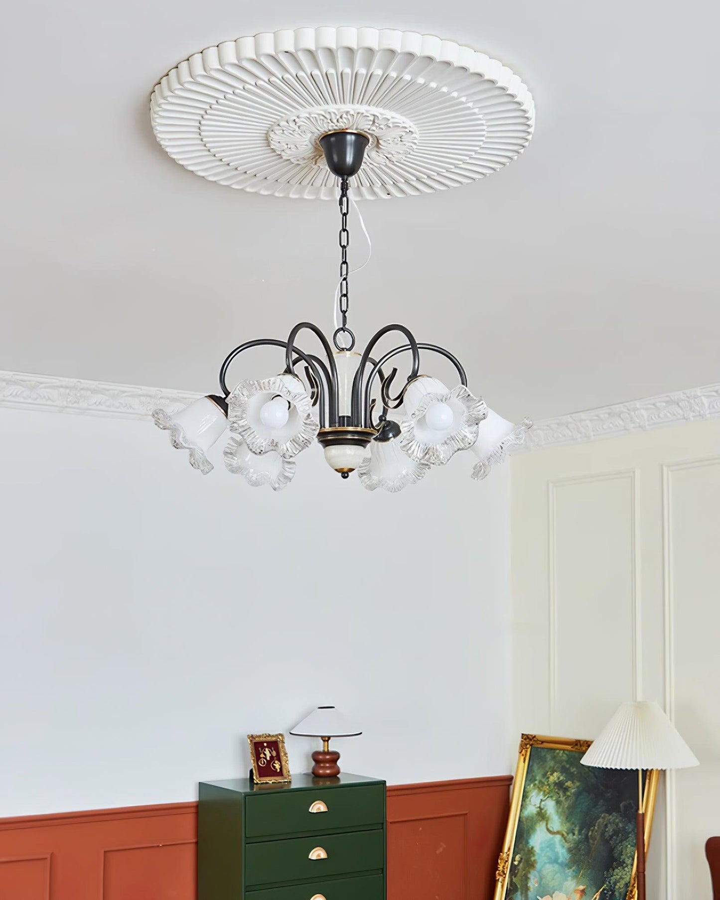 Luce Black Chandelier - YIOSI