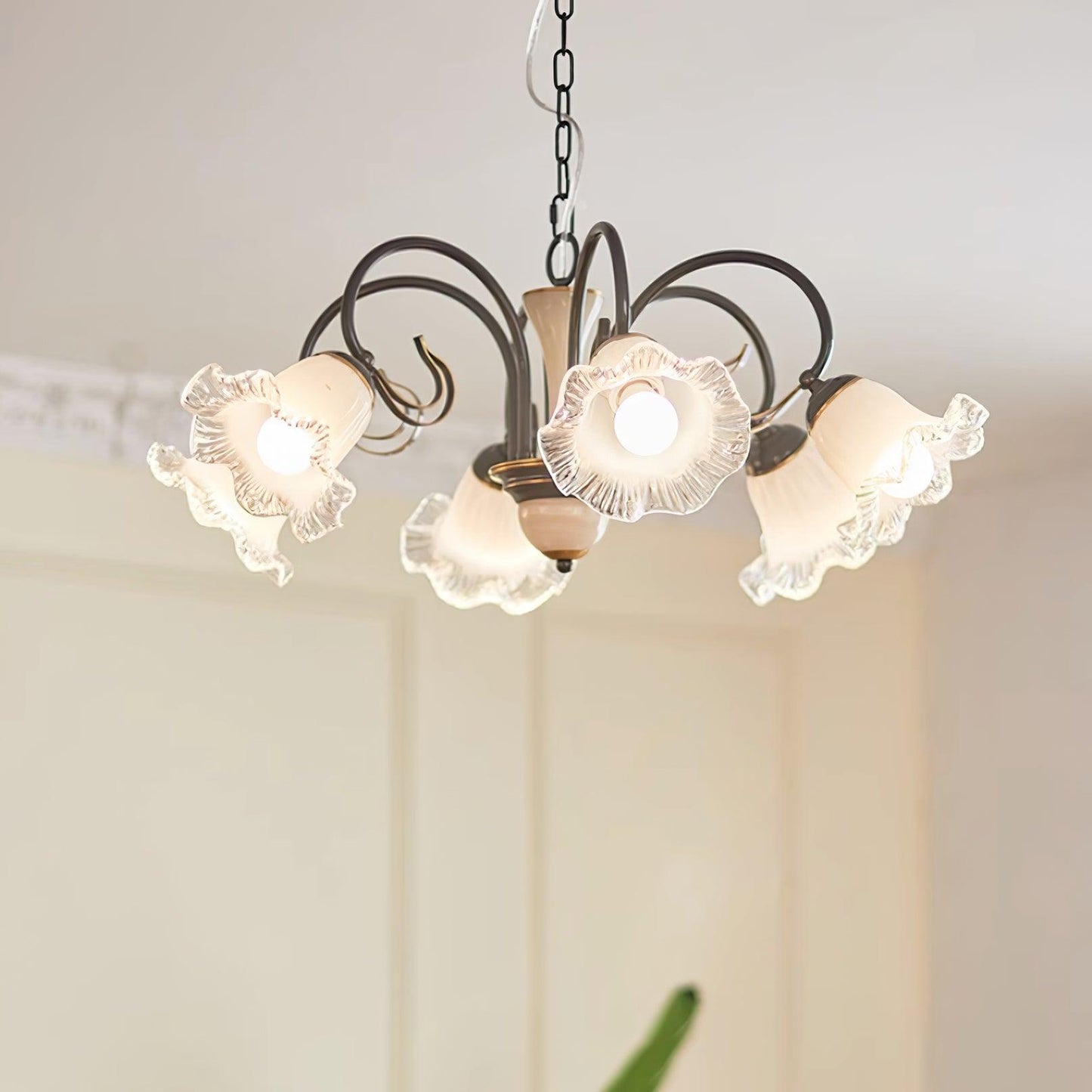 Luce Black Chandelier - YIOSI