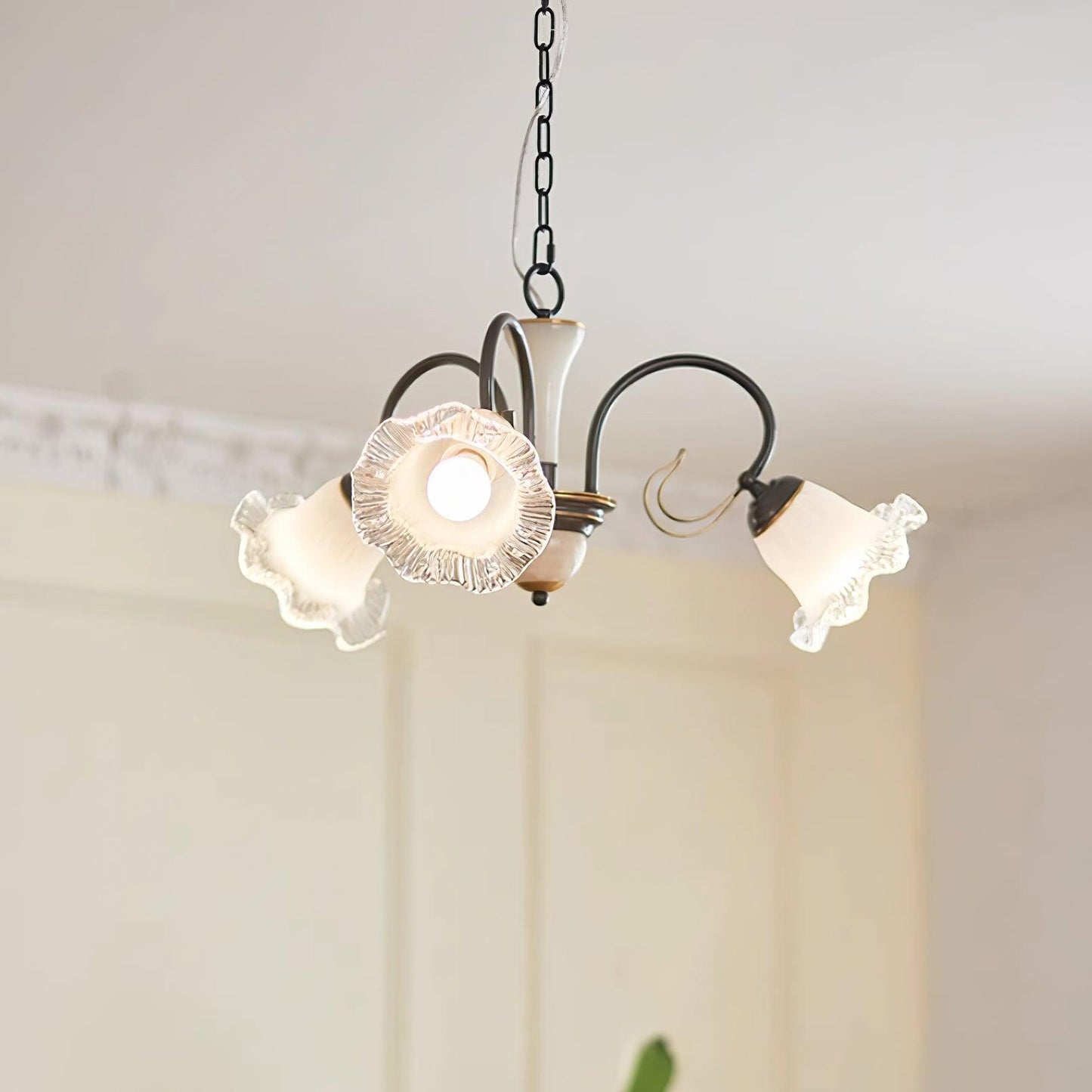 Luce Black Chandelier - YIOSI