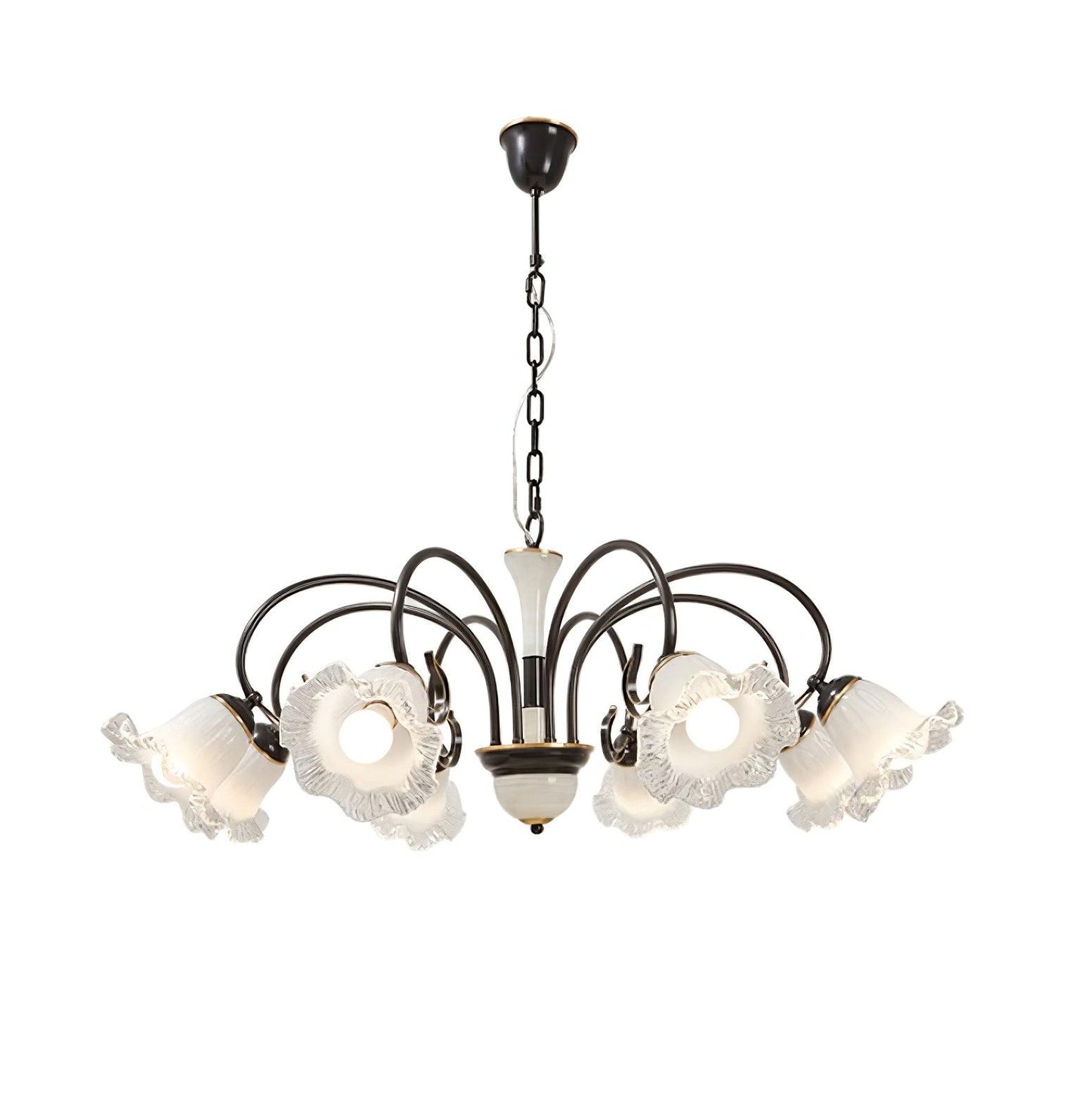 Luce Black Chandelier - YIOSI