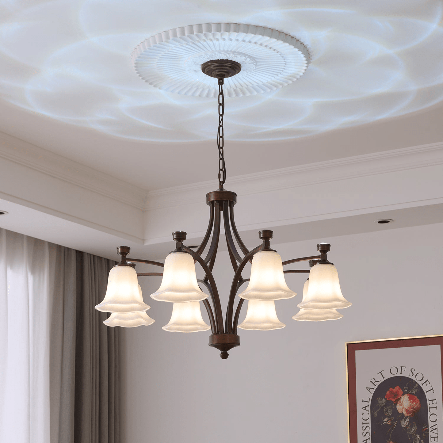 Lucian Bell Chandelier - YIOSI