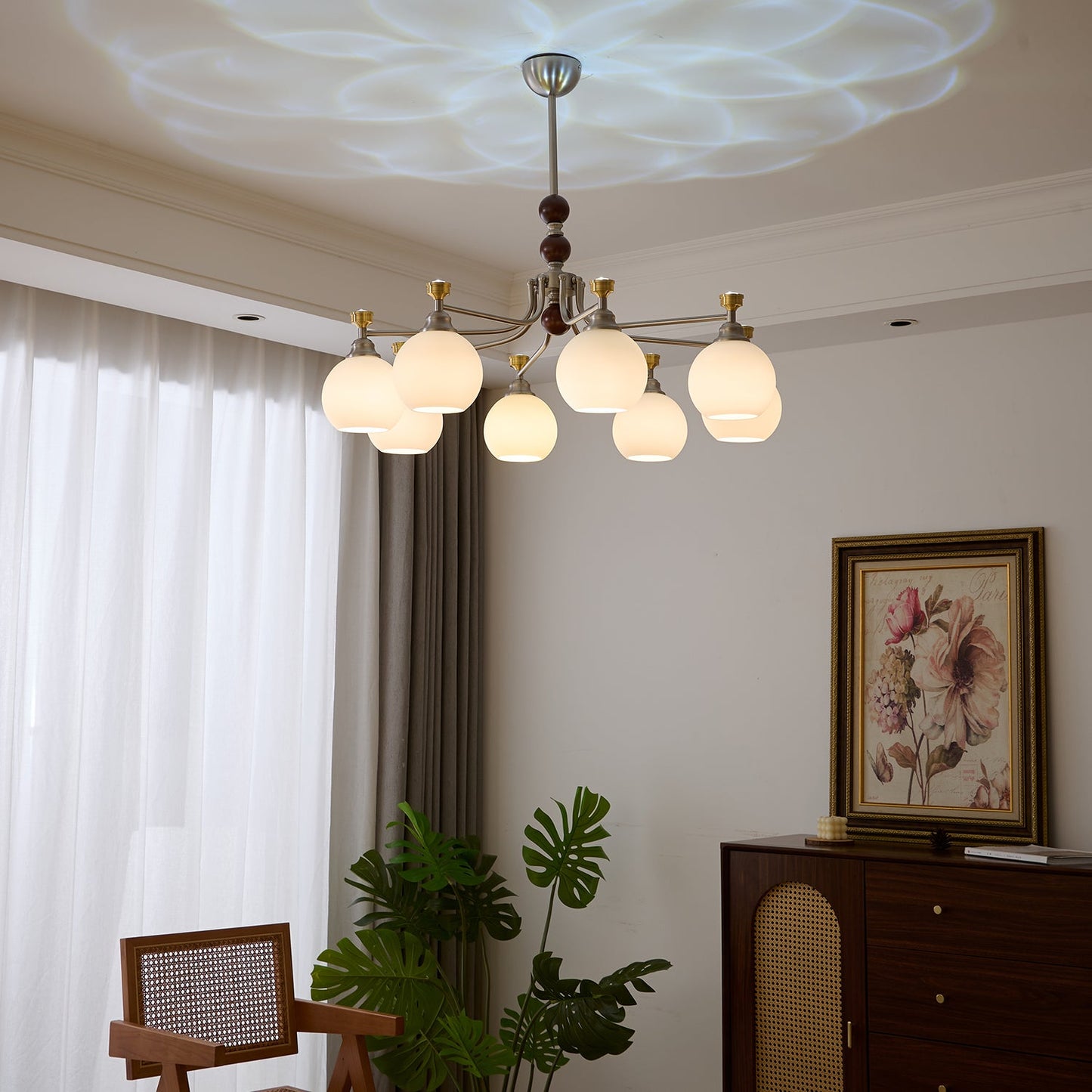 Lucienne Orb Chandelier - YIOSI