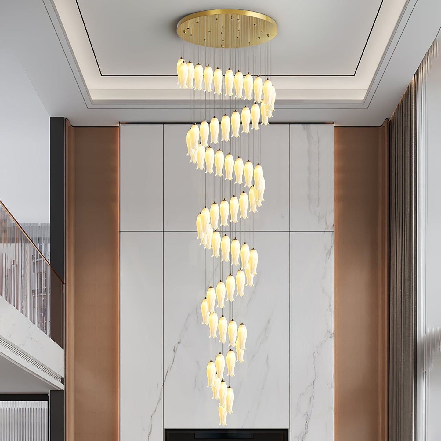 Luma Flora Stairs Chandelier - YIOSI