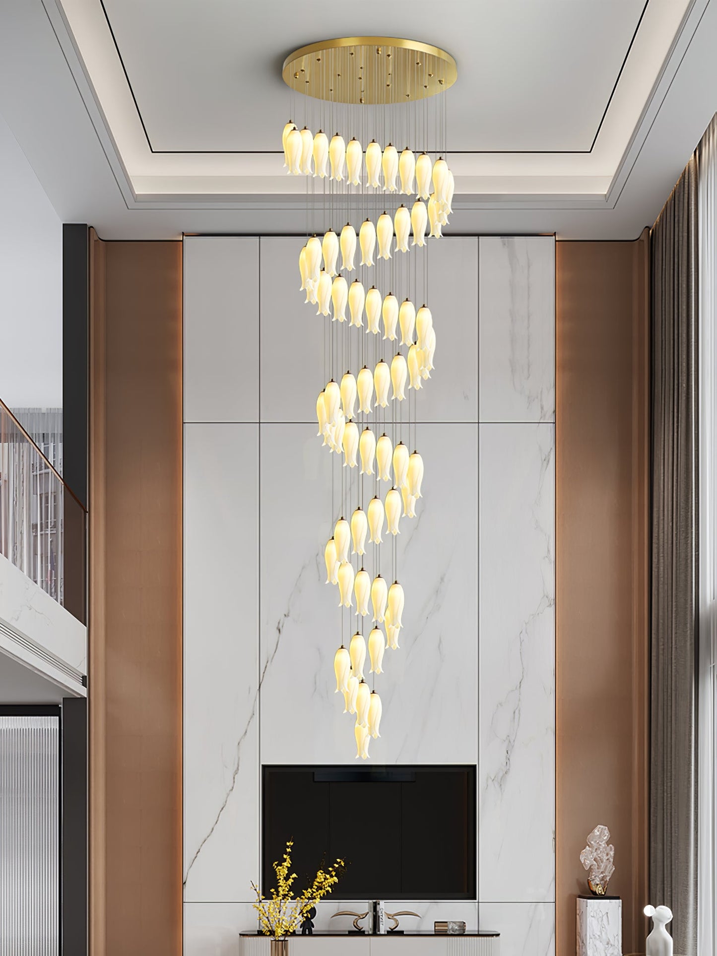 Luma Flora Stairs Chandelier - YIOSI