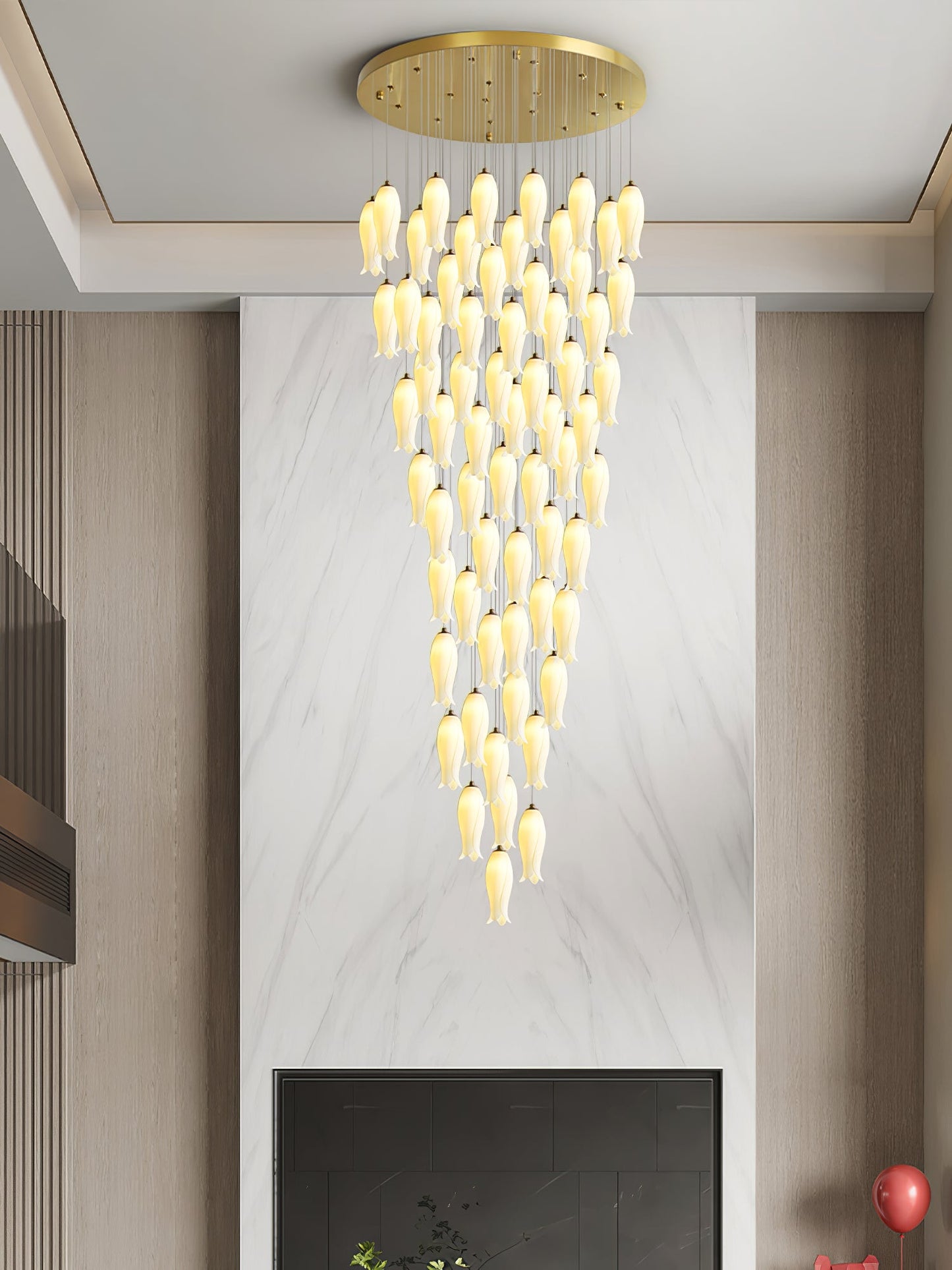 Luma Flora Stairs Chandelier - YIOSI