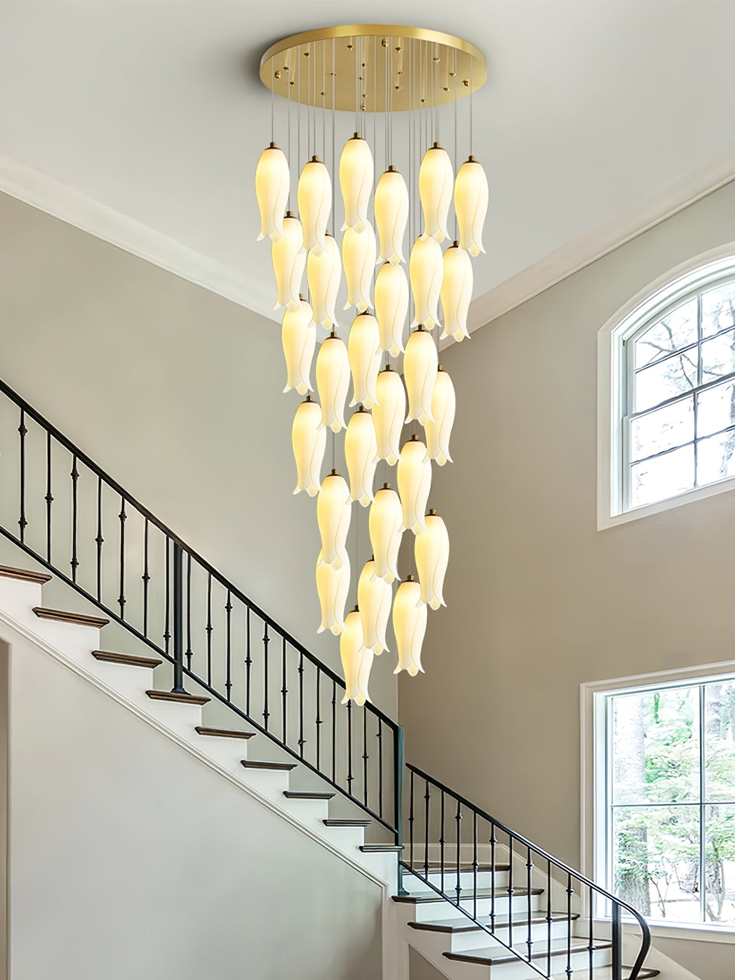 Luma Flora Stairs Chandelier - YIOSI