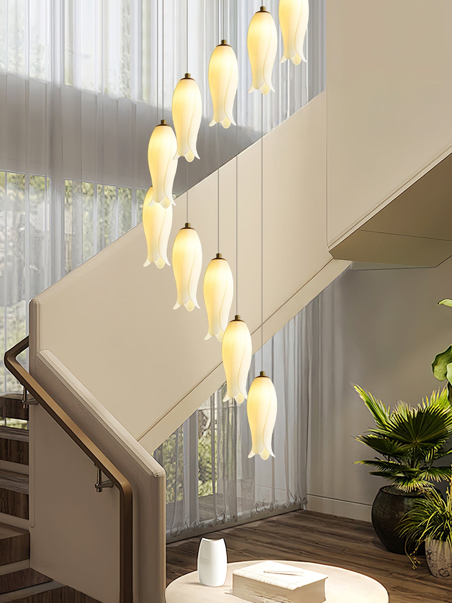 Luma Flora Stairs Chandelier - YIOSI