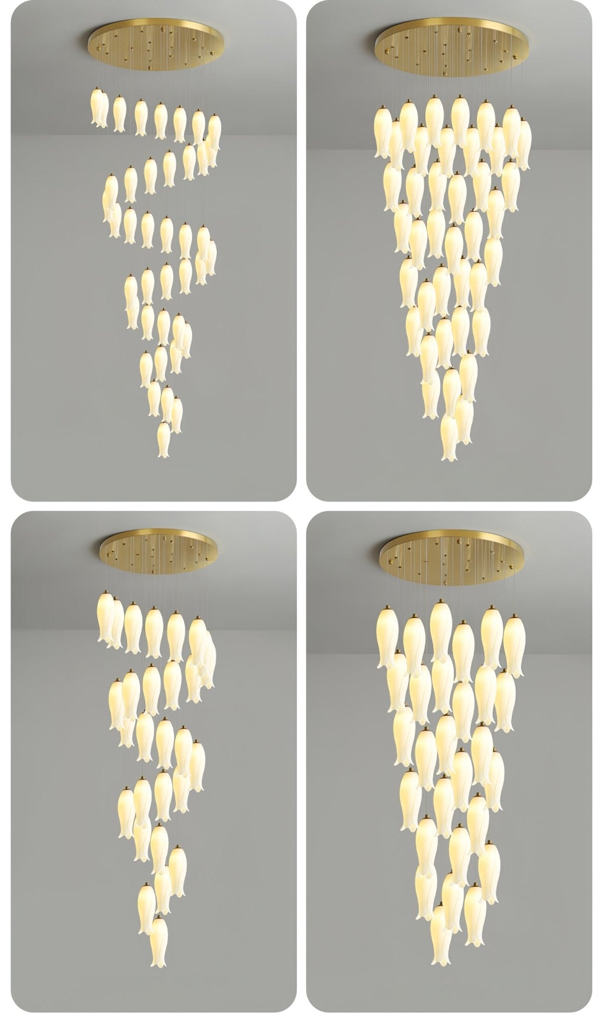 Luma Flora Stairs Chandelier - YIOSI