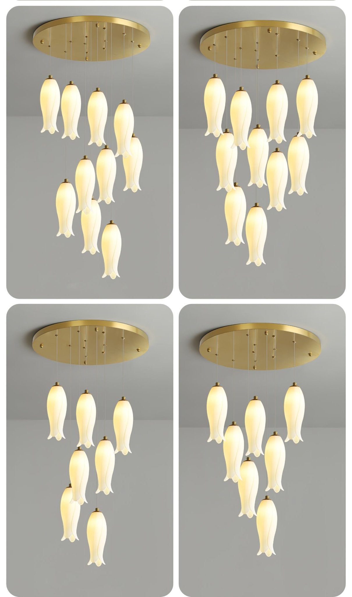 Luma Flora Stairs Chandelier - YIOSI