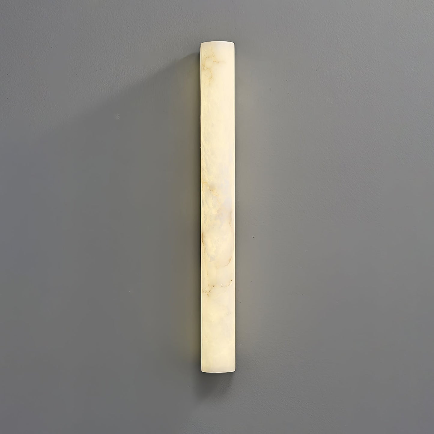Luminara Handcrafted Alabaster Wall Sconce Warm LED Light