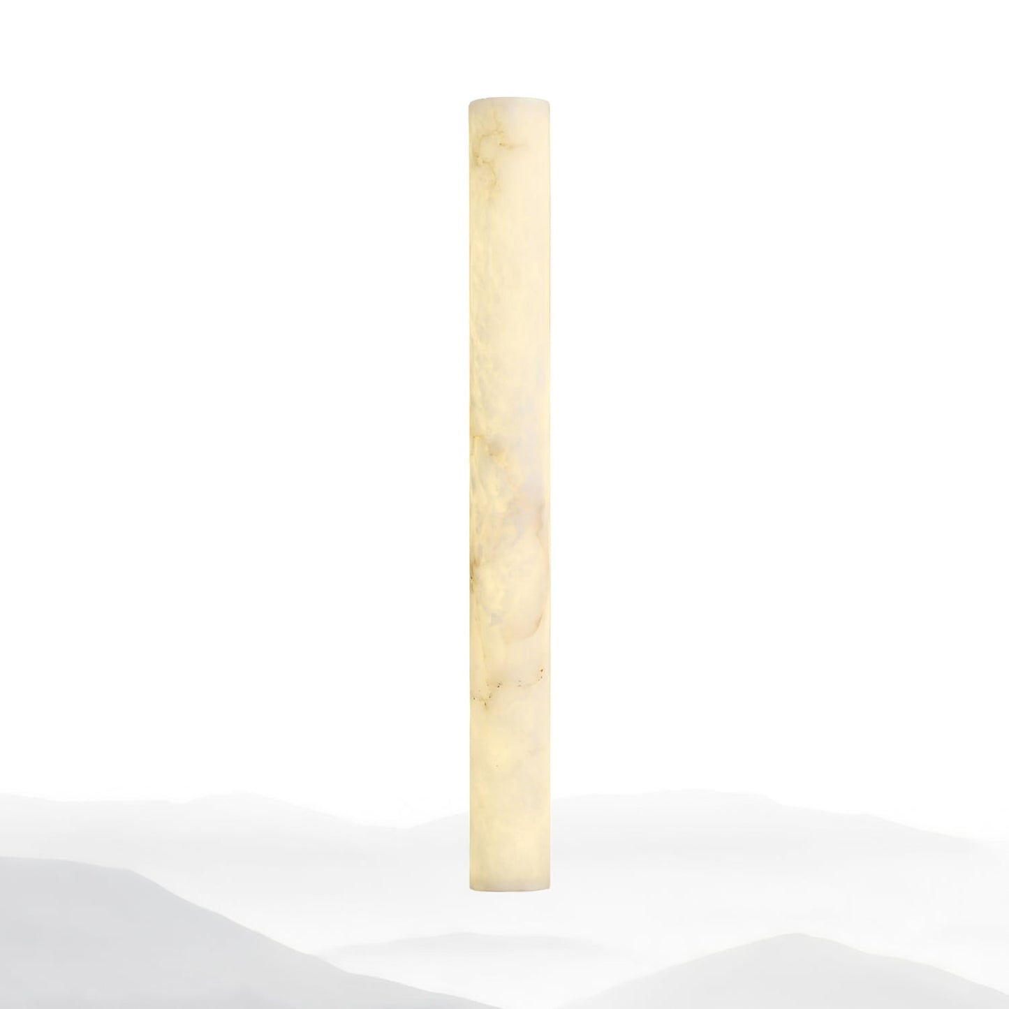Luminara Handcrafted Alabaster Wall Sconce Warm LED Light