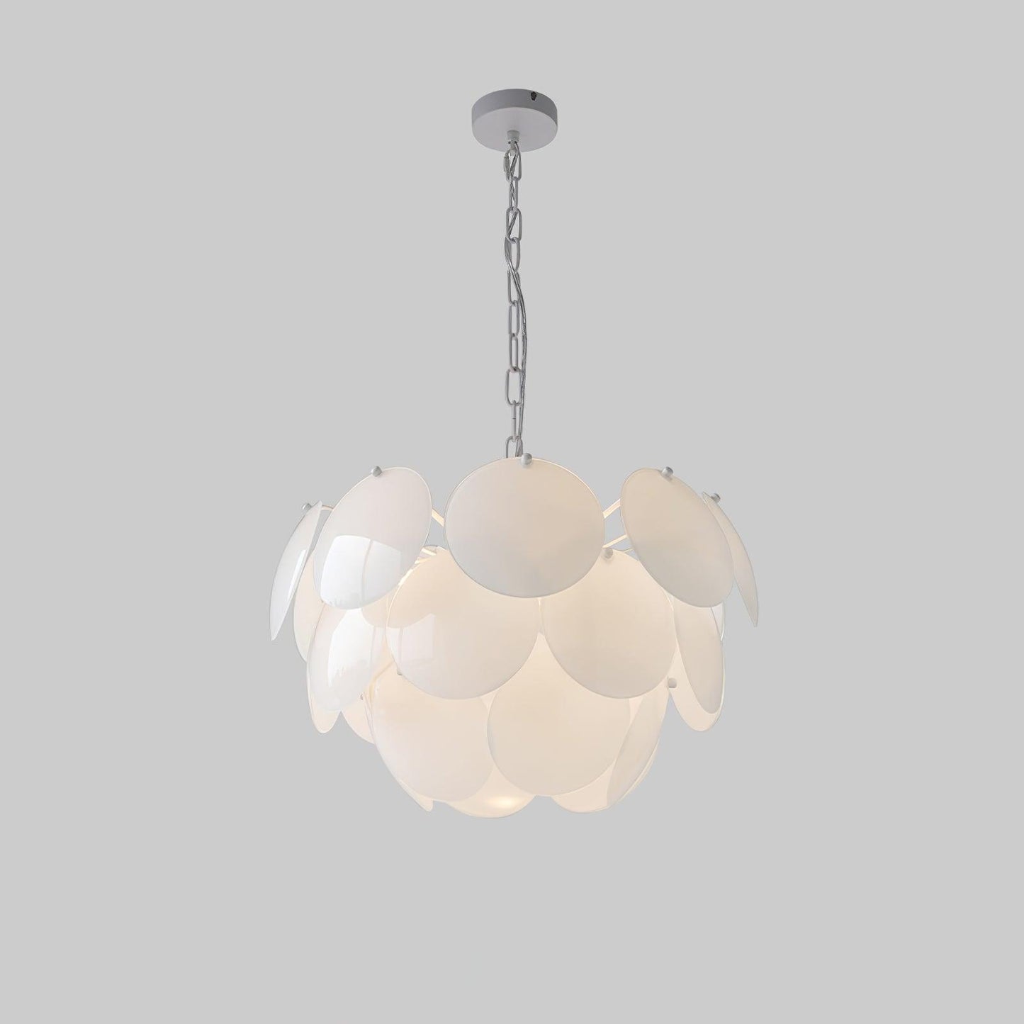 Luminous Petal Glass Chandelier - YIOSI