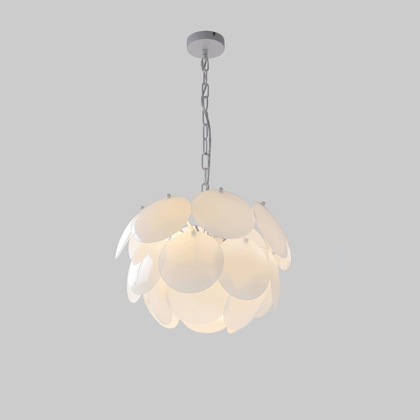 Luminous Petal Glass Chandelier - YIOSI